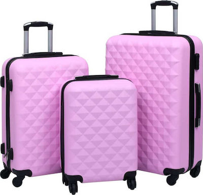 vidaXL Set of Suitcases Lila Set 3pcs 92414