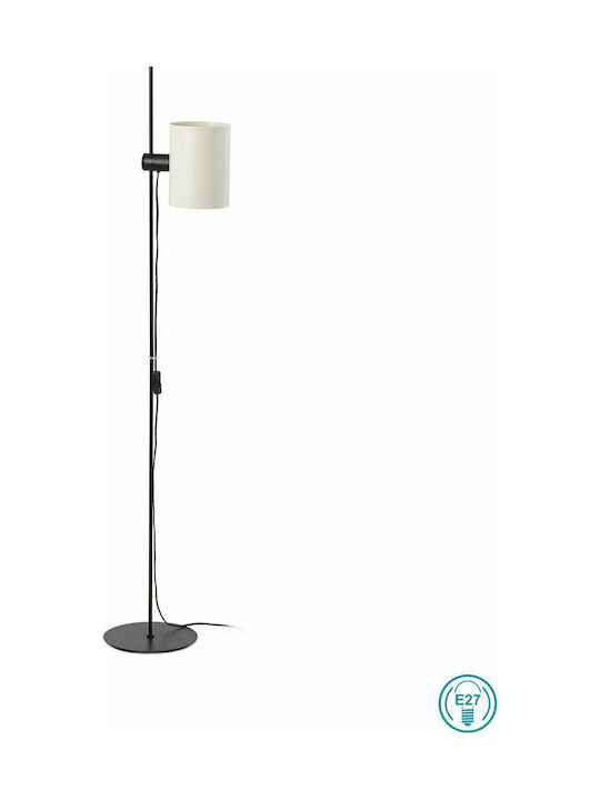 Faro Barcelona Guadalupe Lampă de podea Î150xL15cm. cu Soclu pentru Bec E27 Negru