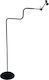 Home Lighting Floor Lamp H132xW30cm. with Socket for Bulb E27 Black