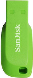 Sandisk Cruzer Blade 32GB USB 2.0 Stick Πράσινο