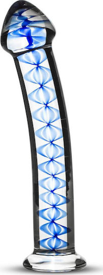 Gildo Glass Dildo No. 4 Dildo din sticlă Transparent 17.5cm