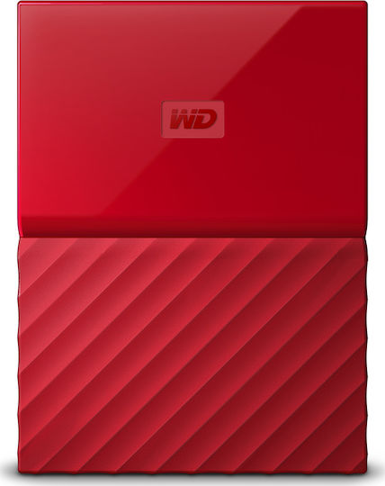 Western Digital My Passport (2016) USB 3.0 External 2.5" HDD 1TB Red