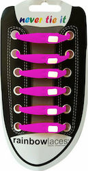 Rainbow Shoelaces Silicone Pink Rainbow Shoelaces Silicone Pink