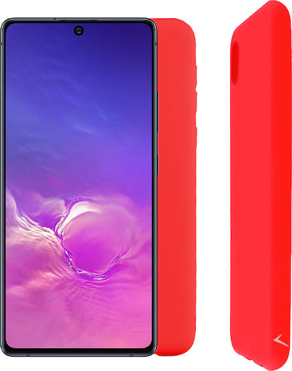 Volte-Tel Задна корица Силикон Червен (Galaxy S10 Lite)