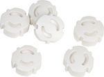 Vivanco Προστατευτικά Καλύμματα για Πρίζες από Πλαστικό σε Λευκό Χρώμα 6τμχ