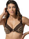 Bikini Bra Grenada 92000 with Adjustable Straps Multicolour Animal Print