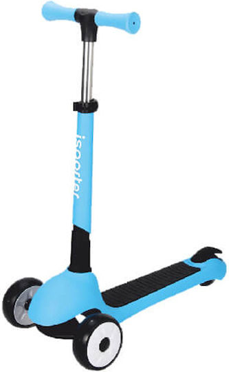 Bebe Stars Kids Scooter Foldable iSporter Pro 3-Wheel Blue