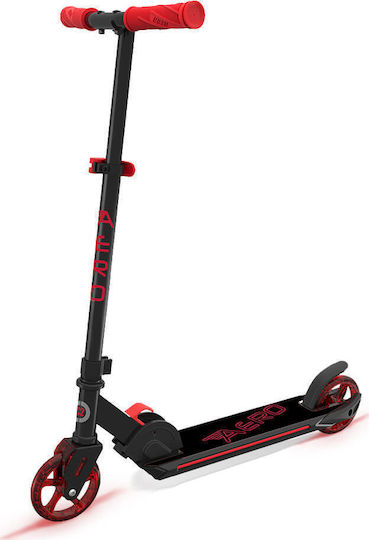 Bebe Stars Kids Scooter Foldable Aero 2-Wheel for 5+ Years Red