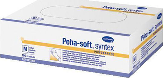 Hartmann Peha-soft Syntex Γάντια Βινυλίου Χωρίς Πούδρα σε Λευκό Χρώμα 100τμχ
