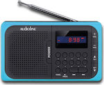 Audioline TR-210 Portable Radio Rechargeable with USB Blue