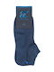 Pournara Men's Plain Socks Blue