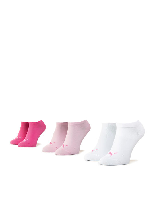 PUMA Kids' Ankle Socks Quarter Multicolored 3 Pairs