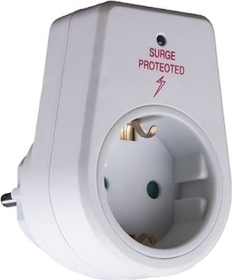 Telco KF-GZBD01/01 Single Socket with Surge Protection White