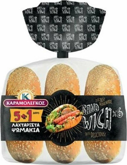 Καραμολέγκος για Σάντουιτς Σιταριού Ψωμάκια Σάντουιτς 480gr 6τμχ