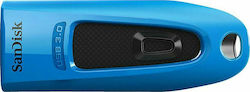 Sandisk Ultra 64GB USB 3.0 Stick Μπλε