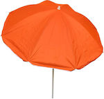Velco Foldable Beach Umbrella Orange Diameter 1.8m Orange