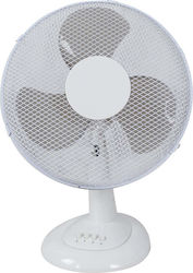 Sidirela E-2701 Επιτραπέζιος 40cm Λευκός
