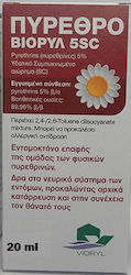 Vioryl Πύρεθρο Υγρό Βιολογικό Εντομοκτόνο 20ml