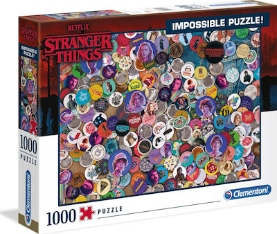 Stranger Things Impossible Puzzle 2D 1000 Pieces