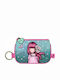 Santoro Schlüsselanhänger Brieftasche Sparkle And Bloom Türkis