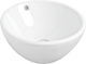 Gural Nova Countertop Sink Porcelain 42x42x18.6cm White