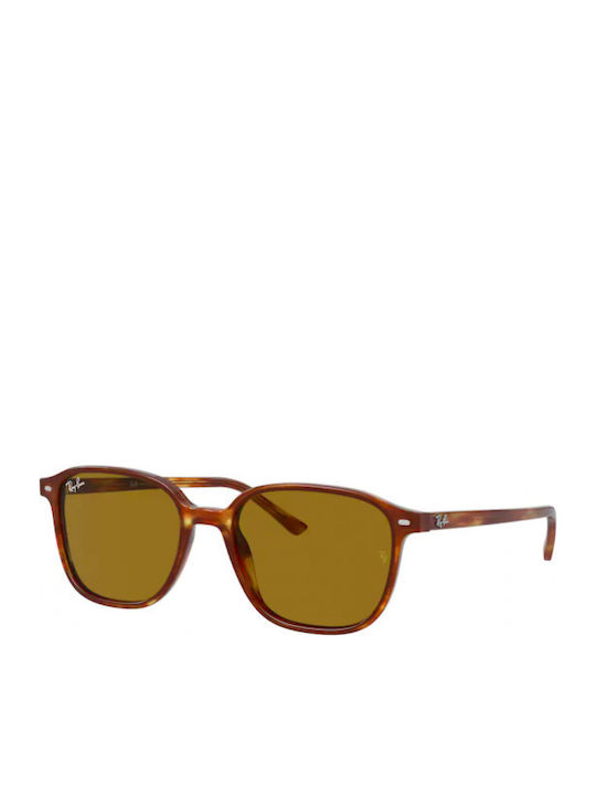 Ray Ban Leonard Unisex Γυαλιά Ηλίου με Καφέ Ταρ...