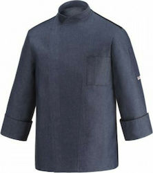 Egochef Coat Chef Blue with Long Sleeve Ottavio