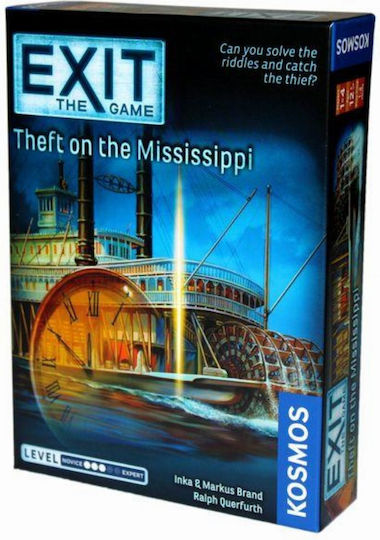 Board Game Exit: The Game - The Theft on the Mississippi for 1-4 Players 12+ Years Old (EN) Kosmos