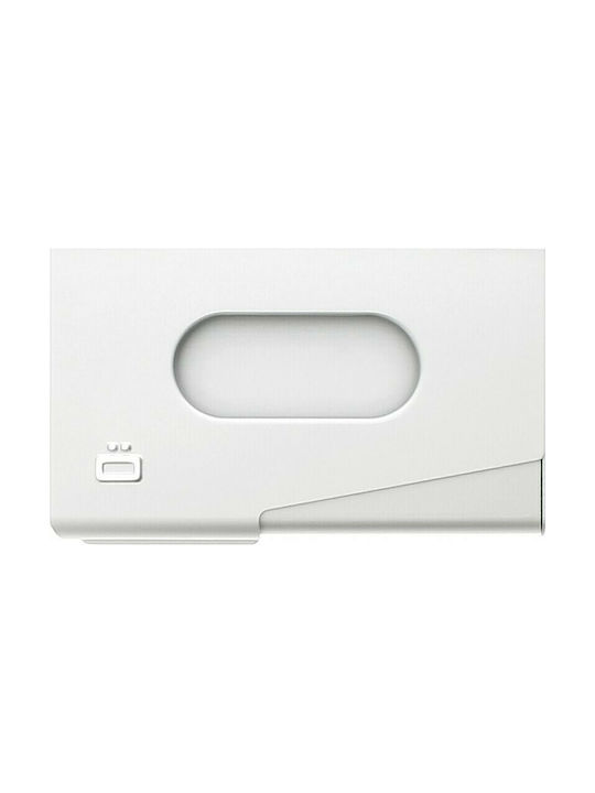 Ogon Designs Card Case One Touch Silver Brushed