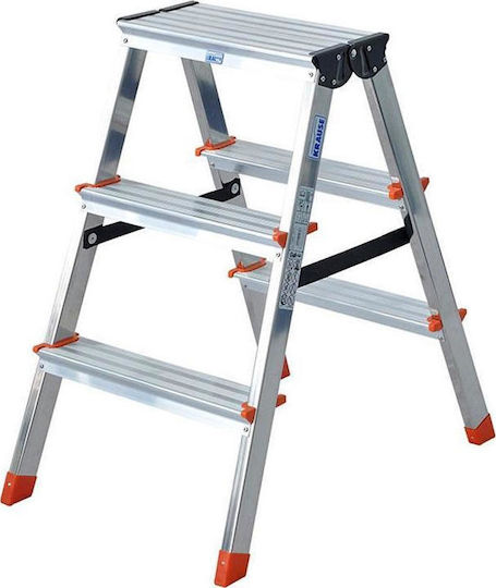 Krause Dopplo Ladder Aluminum with 2x4 Steps 65cm