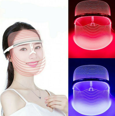 New Light Therapy Μάσκα Φωτοθεραπείας Προσώπου LED