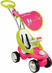 Smoby Bubble Go Baby Walker Ride On with Handlebar for 12++ Months Pink