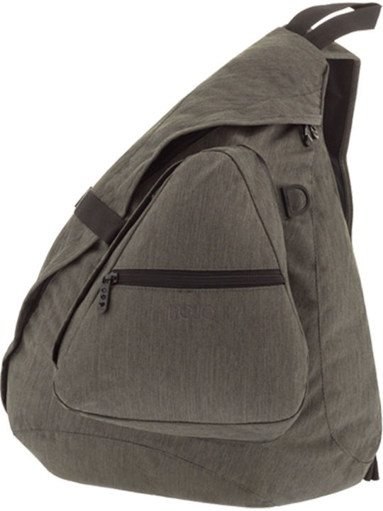 Polo Body Bag School Bag Backpack Junior High-High School in Gray color 18lt