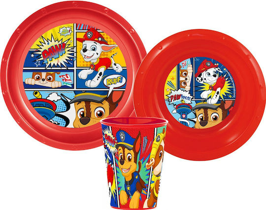 Gim Σετ Φαγητού "Paw Patrol" από Πλαστικό Μπλε 3τμχ για 3+ μηνών