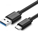 Ugreen US184 Regular USB 3.0 Cable USB-C male - USB-A male Μαύρο 1m (20882)