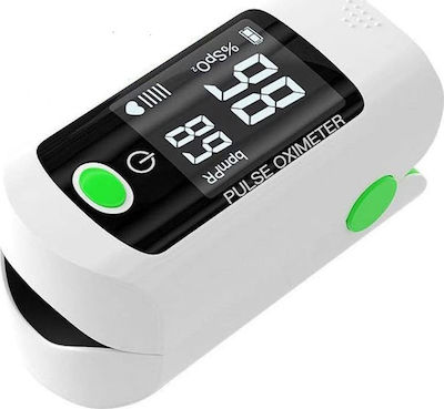 Andowl Fingertip Pulse Oximeter with LED display White