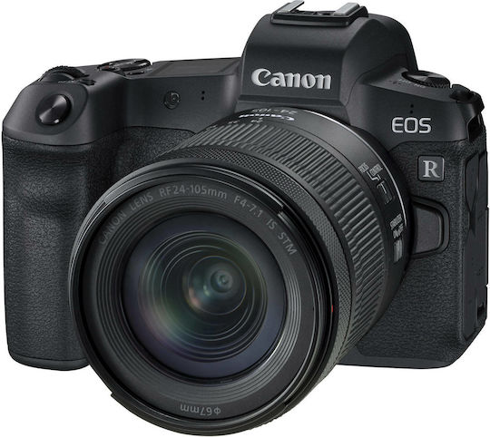 Canon EOS R Mirrorless Camera Kit (RF 24-105mm F4-7.1 IS STM) Black