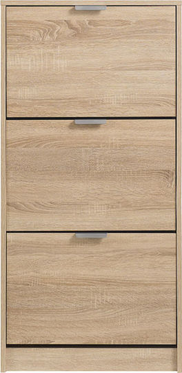 Ξύλινη Base 13 με 3 Ράφια Μπεζ 58x18x119cm 11008508