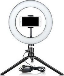 Ring Light Ring Light LED 25cm 25cm 2500-4500K με Επιτραπέζιο Τρίποδο