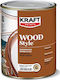 Kraft Wood Style Surface Varnish Polyurethane Solvent Based Colorless Gloss 2.5lt