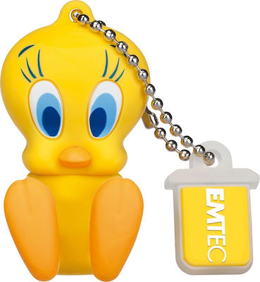 Emtec Looney Tunes Episode 1 Tweety 16GB USB 2.0 Stick Yellow