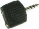 Tele Μετατροπέας 3.5mm male σε RCA female 1τμχ AA-042
