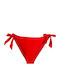 Solano Swimwear Arabella Bikini Slip with Ties Red