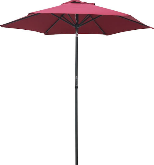 Rundschreiben Aluminium Burgundische Garten- und Terrassen-Sonnenschirm F2m