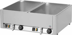 RM Gastro Ηλεκτρικό Μπεν Μαρί 3kW με Χωρητικότητα 2xGN1/1