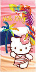Nima Παιδική Πετσέτα Θαλάσσης Ροζ Hello Kitty 150x75εκ.