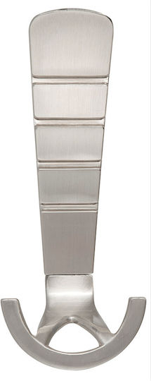 Roline Wandhaken 2 Steckplätze Nickel Matt 6.3x15.5cm 1Stück