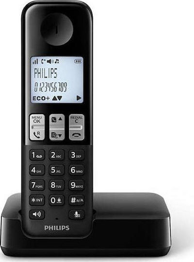 Philips D2501B Cordless Phone Black