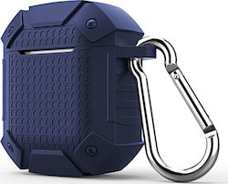 Lykl Lykl Silicone Case Case Silicone with Hook in Navy Blue color for Apple AirPods 1 / AirPods 2