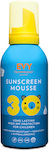 Evy Technoology Sunscreen Mousse Kids Sunscreen Spray SPF30 150ml